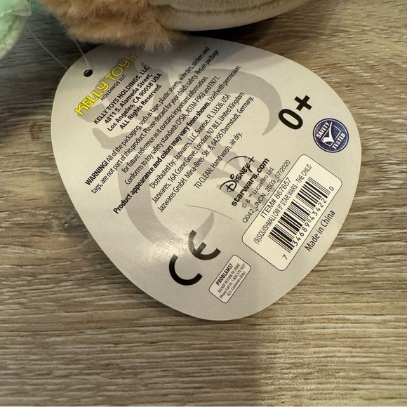 New 5" Star Wars Mandalorian Baby Yoda Grogu Squishmallow Rare Kellytoy NWT - Picture 9 of 10